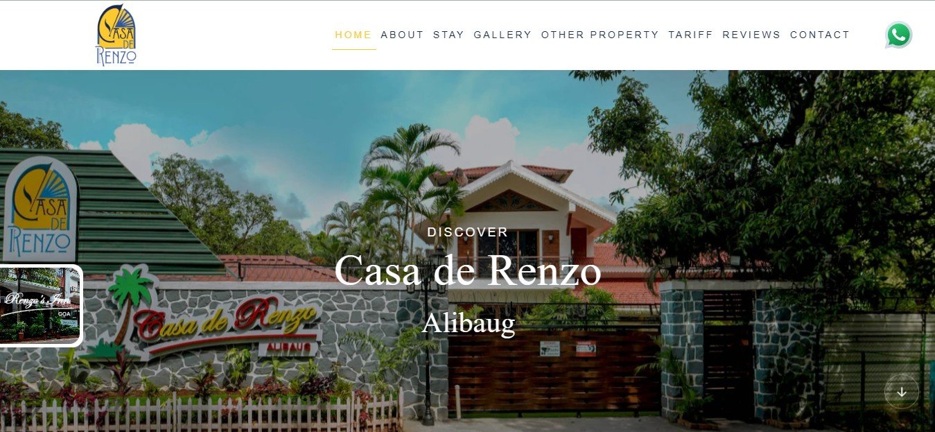 Casa de Renzo website