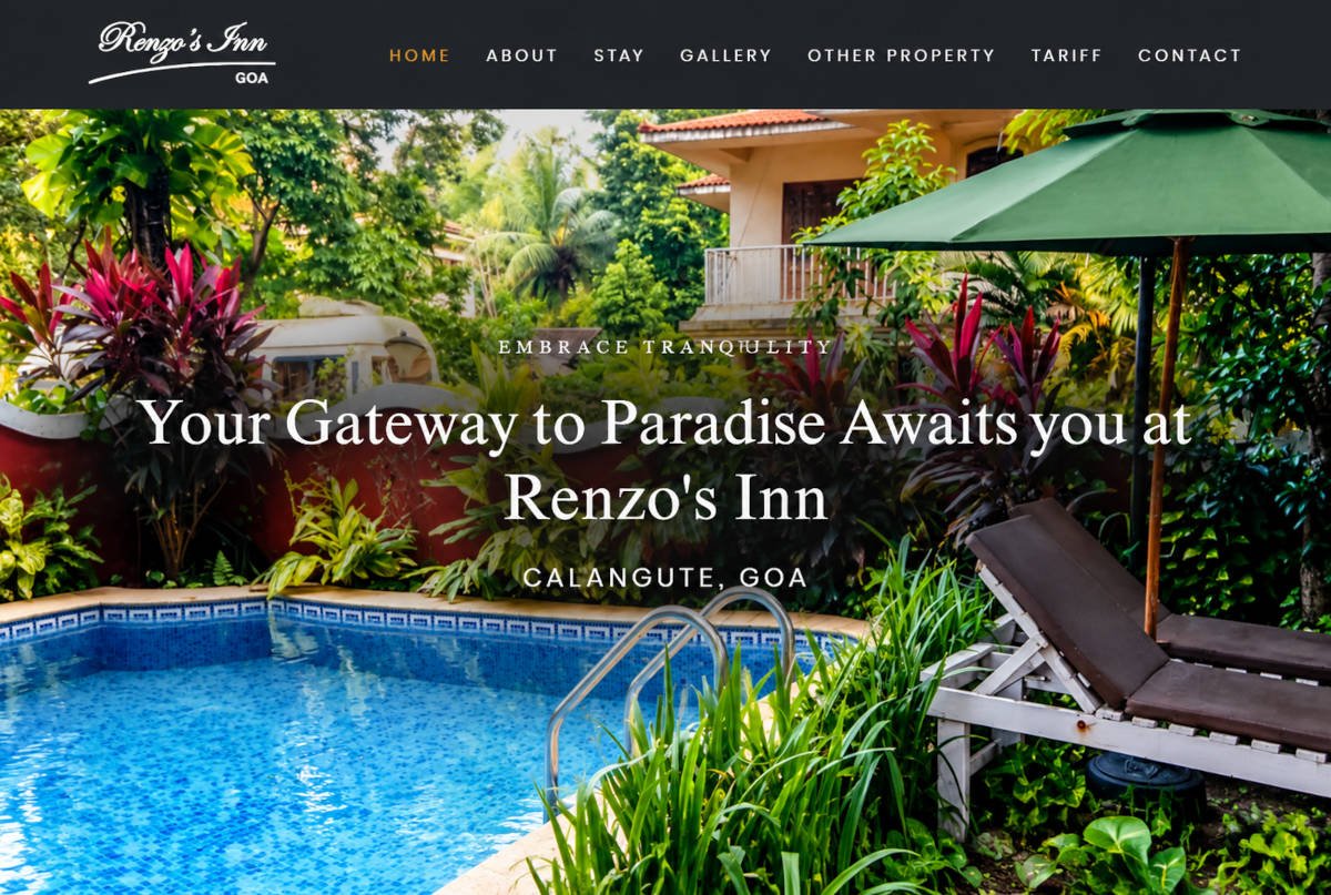 Renzo’s Inn website